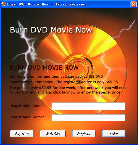 Burn DVD Movie Now