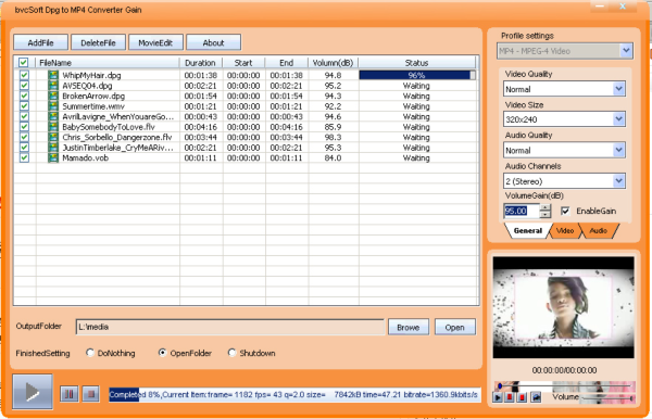 bvcsoft DPG to MP4 Video Converter