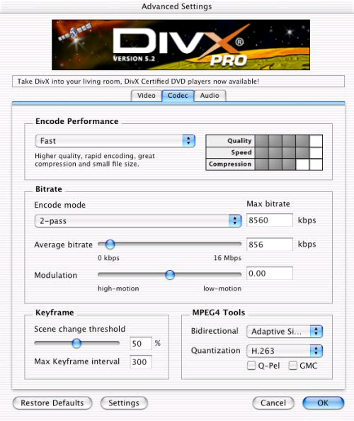 DivX Pro Video Bundle for Mac OSX