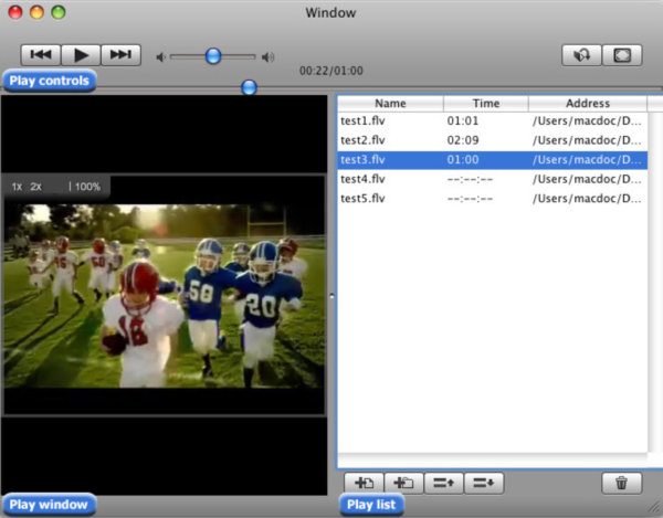 Free FLV Player for Mac