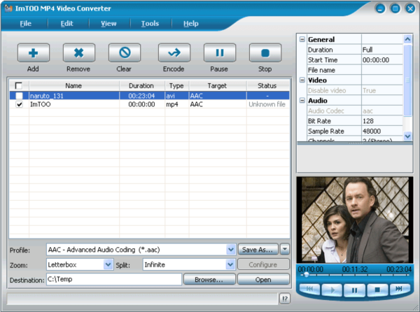 ImTOO MP4 Video Converter