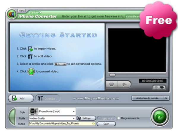 Leawo Free iPhone Converter