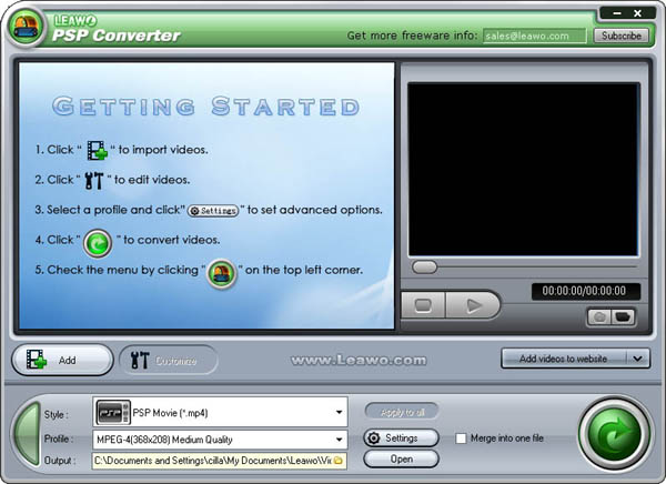 Leawo PSP Converter Pro