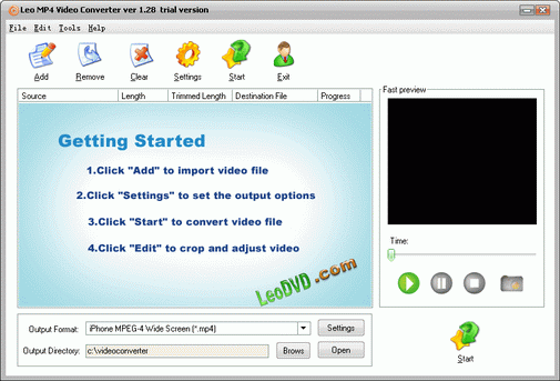 Leo MP4 Video Converter