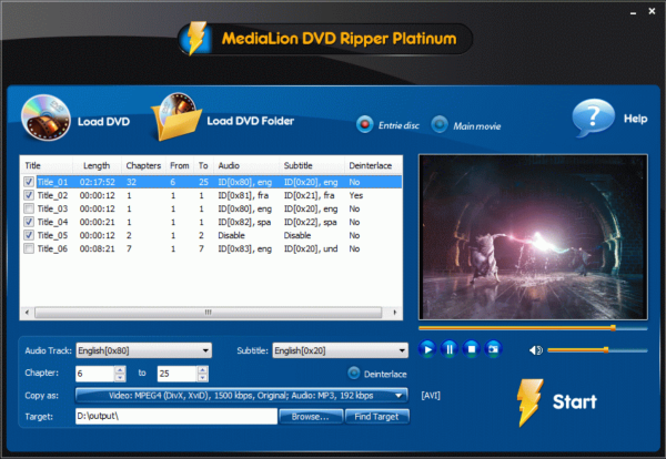 MediaLion DVD Ripper