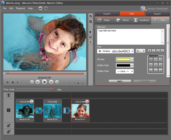 Movavi Video Editor