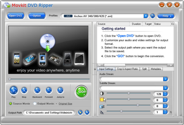 MovKit DVD Ripper