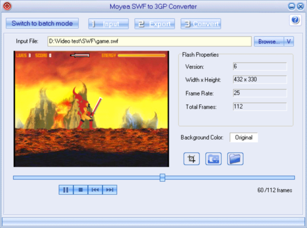 Moyea SWF to 3GP Converter