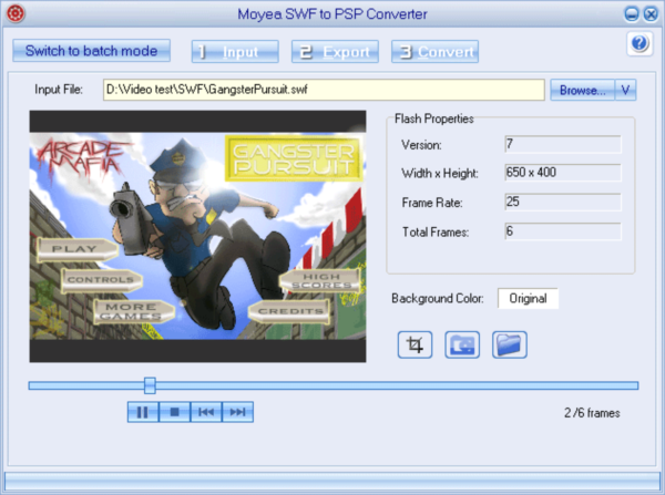 Moyea SWF to PSP Converter