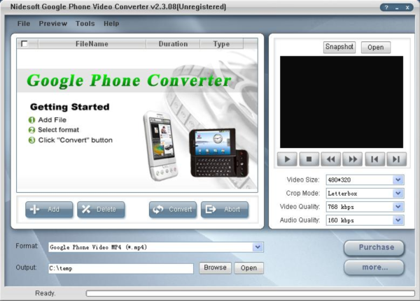 Nidesoft Google Phone Video Converter