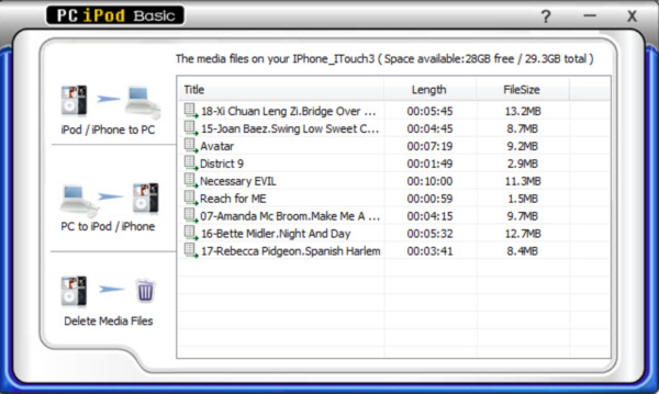 PC iPod Basic