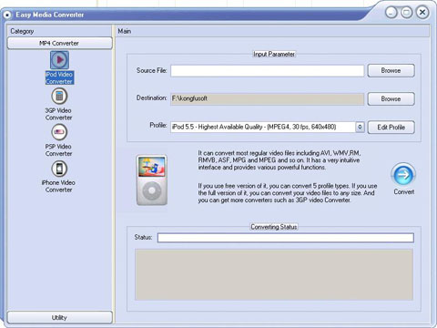 PSP Video Converter Software