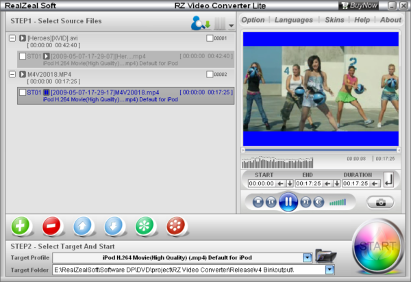 RZ Video Converter Lite