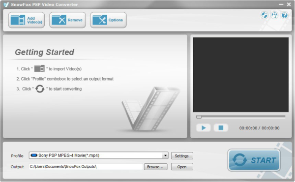 SnowFox PSP Video Converter