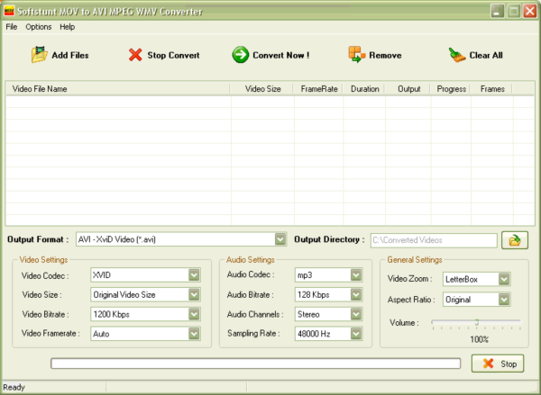 Softstunt MOV to AVI MPEG WMV Converter