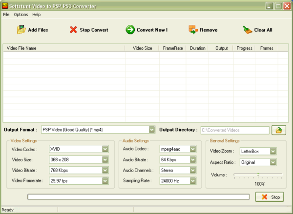 Softstunt Video to PSP PS3 Converter