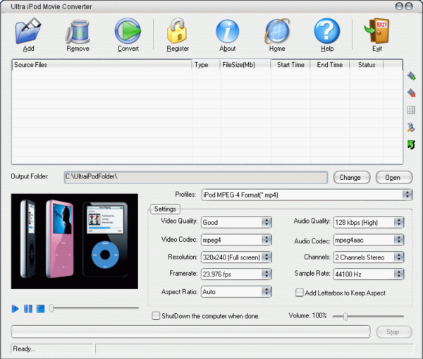 Ultra iPod Movie Converter