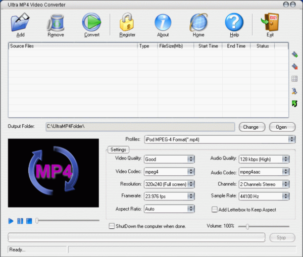 Ultra MP4 Video Converter