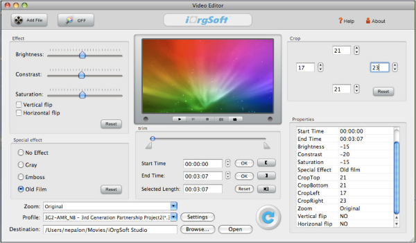 Video Editor for Mac