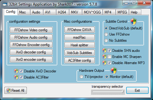 Vista Codec Package