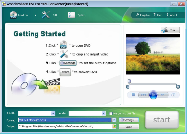 Wondershare DVD to MP4 Converter