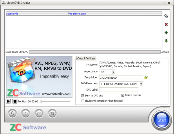 ZC Video DVD Creator