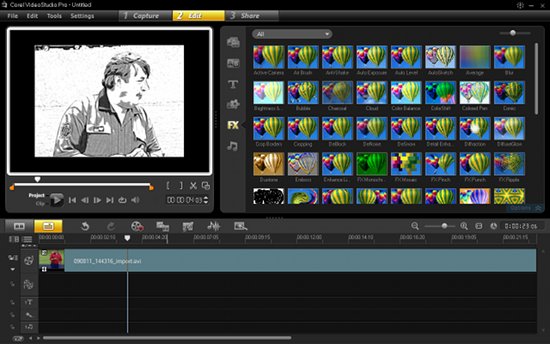 corel video studio x9 narration with sound