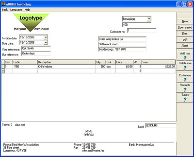 AB Invoicing