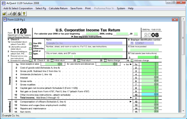 AcQuest 1120 Solution 2007