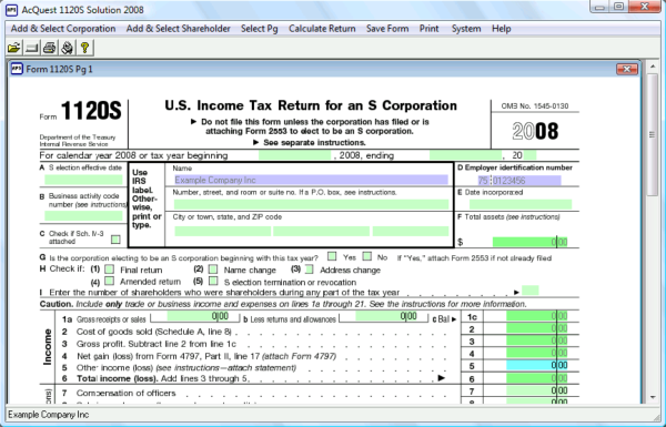 AcQuest 1120S Solution 2007