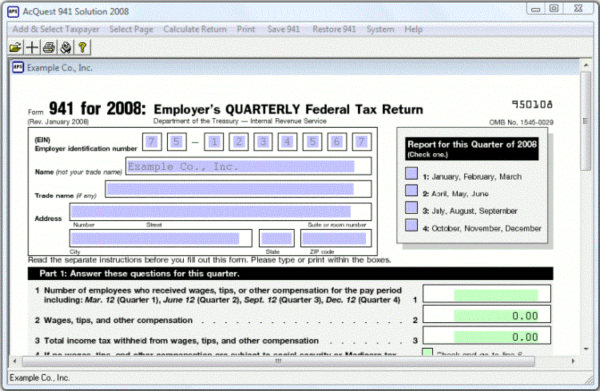 AcQuest 941 Solution 2008