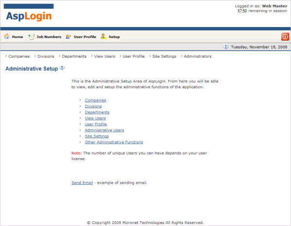 ASPLogin Multi User Login