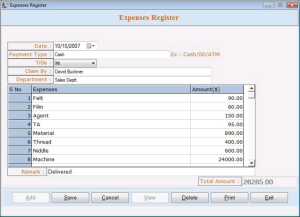 Billing Management Tool