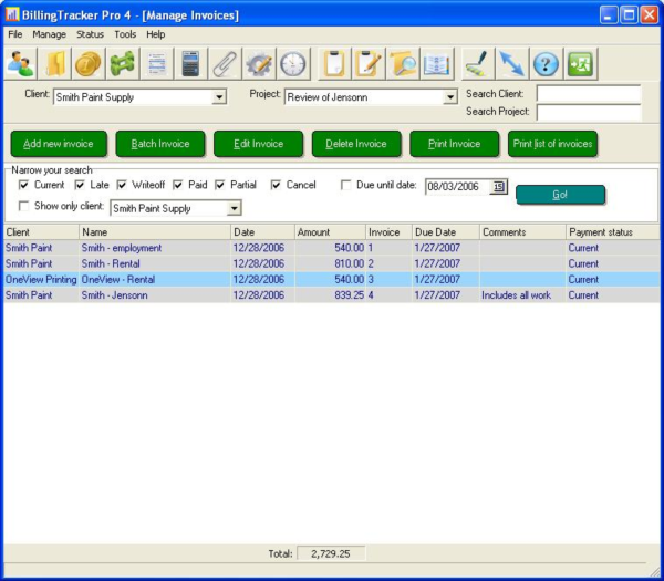 BillingTracker Pro Invoice Software