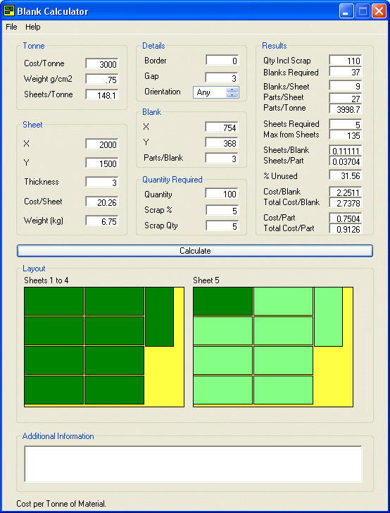 Blank Calculator