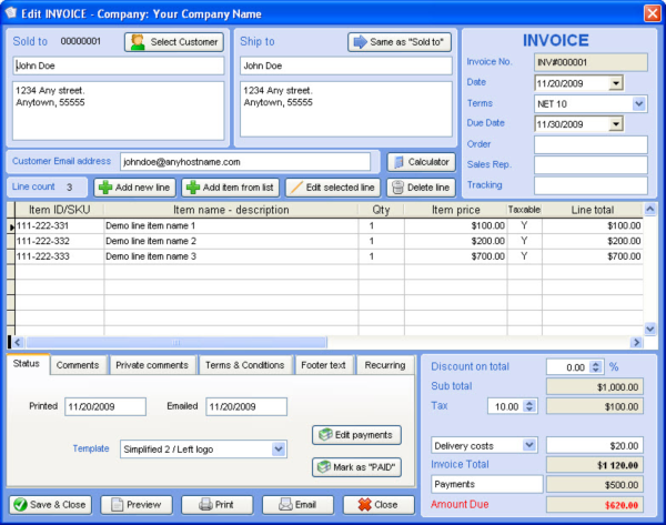 Fbilling System Billing Software