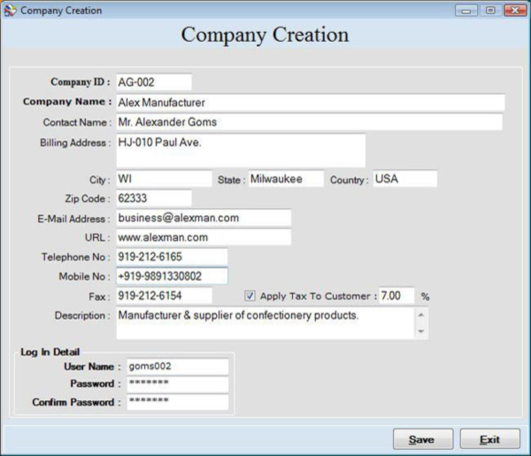 Financial accounting management software (Standard)