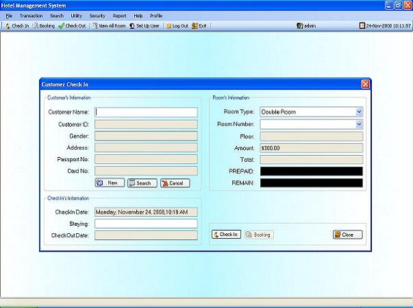 Hotel Front Desk Software