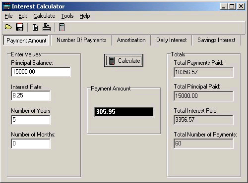 Interest Calculator