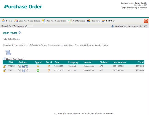 iPurchaseOrder Software - mti