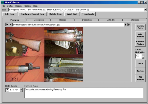 NM Gun Collector Software