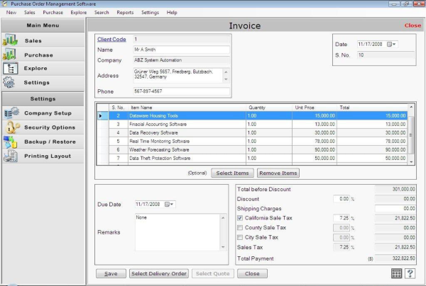 Purchase Order Management Software