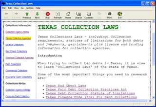 Texas Collection Laws