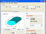 AVD Mass and Volume Calculator