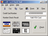 Credit Card Check Tool