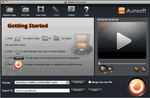 Aunsoft iMedia Converter for Mac