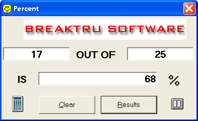 BREAKTRU PERCENT