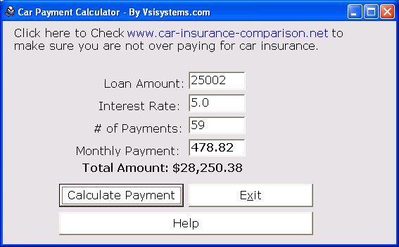 Car Payment Calculator Buddy