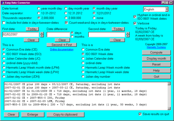 Easy Date Converter