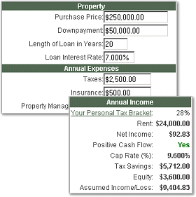 Rental Property Investment Calculator